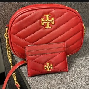 Tory Burch bag with cardholder brand new .